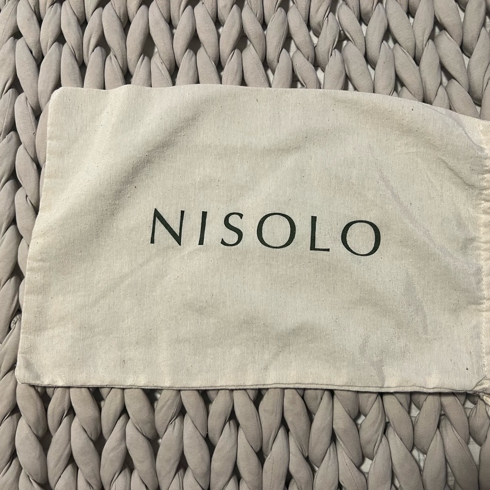Nisolo Cream Canvas Bag